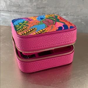 Brand new Pink mini traveling jewelry box